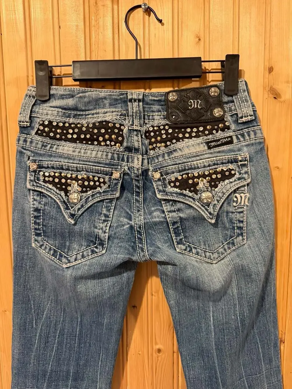 Miss Me Women's Studded Embellished Bootcut Jeans Size 26